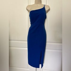 Blue Cocktail Party Dress